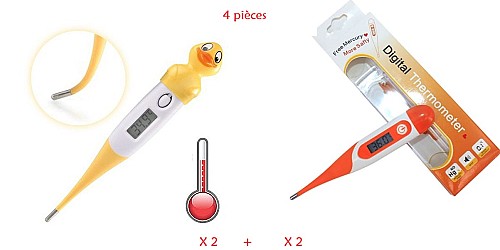 Thermomètres flexibles corporels