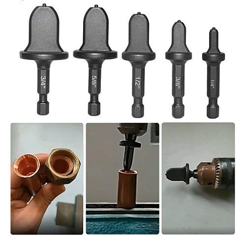 5 Embouts dijonniere de tube de cuivre