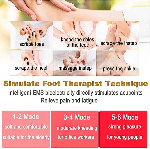 Mini masseur électrique portable EMS, Remote Contrôle