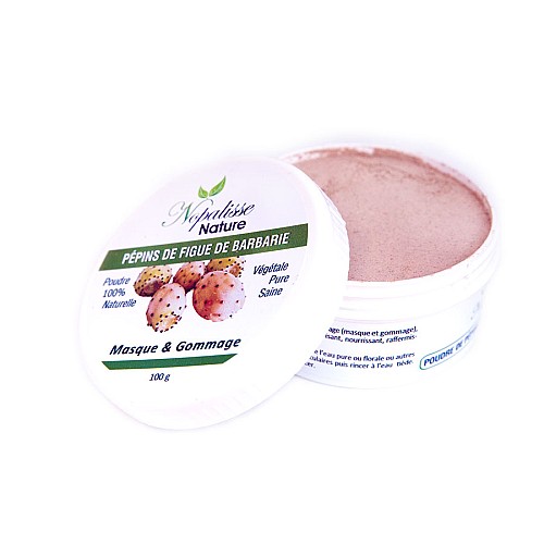 Poudre de pépins de figue de barbarie 100 g masques