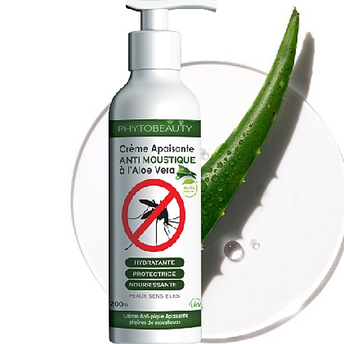 crème apaisante antimoustique à l'aloe vera 200ml