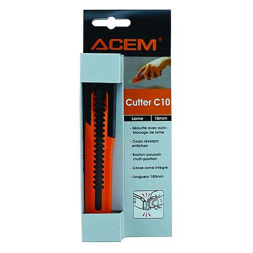 Cutter à Lame sécable 18 mm C 10