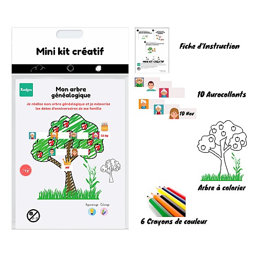 kit créatif – Mon arbre généalogique