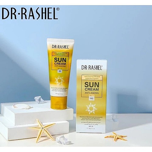 Crème solaire visage anti-âge