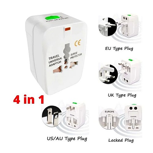 Adaptateur de voyage universel EU USA UK AUS