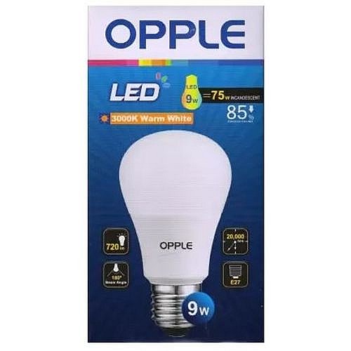 LAMPE LED E27 9W 6500K OPPLE