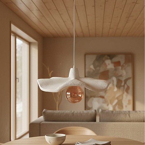 Suspension Petal– Élégance Wabi-Sabi et charme naturel