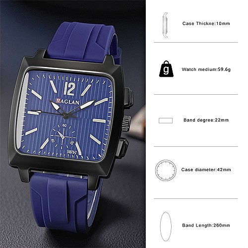 Montre-bracelet à quartz pour hommes