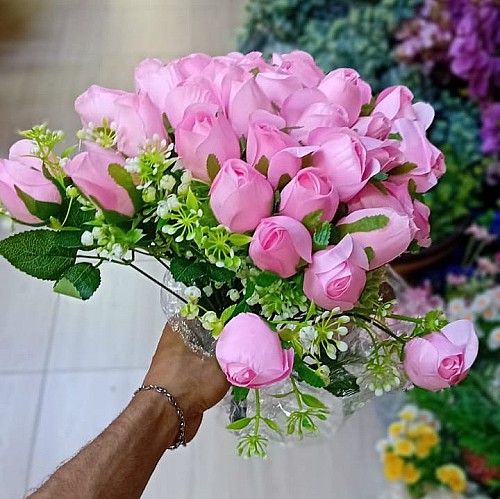 bouquets de roses artificielles
