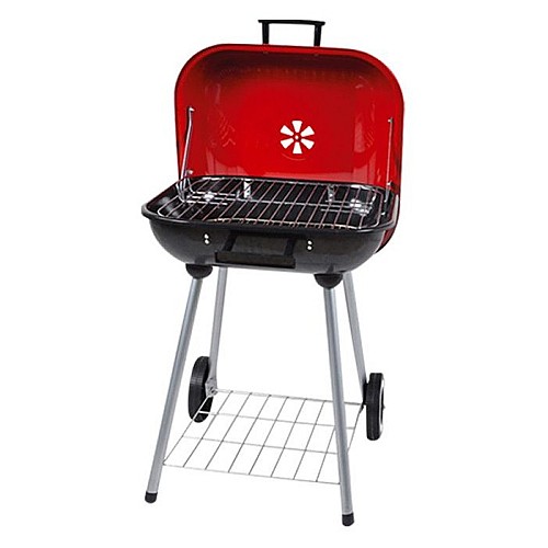 Barbecue au charbon avec Couvercle Carré 47*68cm