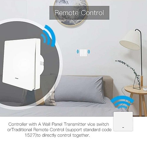 Bouton poussoir pour éclairage intelligent WiFi RF433