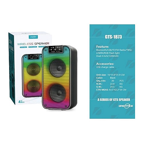 HAUT PARLEUR BLUETOOTH GTS1873