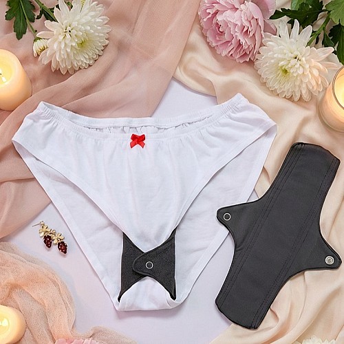 Serviette hygiénique lavable - Moyenne