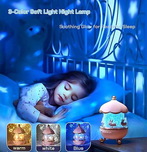 Projecteur de lumière nocturne pour bébé