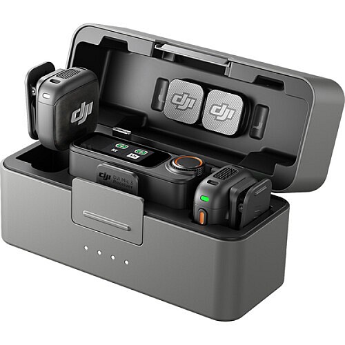 DJI Mic 3 (2 TX + 1 RX + Charging Case) – Microphone