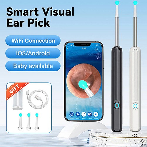 Nettoyeur d’oreille Wifi avec Mini camera HD