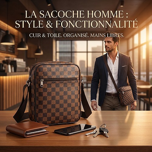 Saccoche pour homme